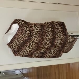 EUC 86"×30" ANIMAL PRINT SCARF/SHAWL, MAKER UNKNOWN, STYLED BY RUA'H KIBRIYA